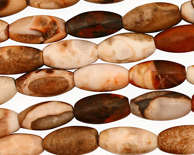 Conglomerate Jasper Rice 15x8mm
