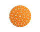 Lillypilly Orange Crochet Anodized Aluminum Disc 25mm, 24 gauge