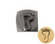 Right Foot Metal Stamp 6mm
