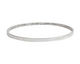 Nunn Design Antique Silver (plated) Large Flat Bangle Bracelet 70mm