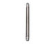 TierraCast Rhodium (plated) 1 1/4" Bead Bar Link 2x31mm