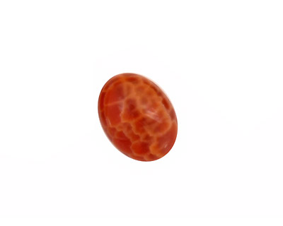 Fire Agate Oval Cabochon 12x16mm