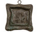 Gaea Ceramic Antique on Chocolate Square Bezel 25mm