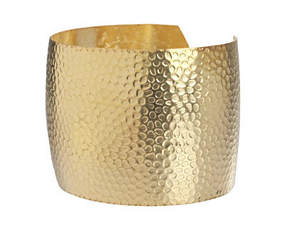 Brass Textured Cuff 62x44mm