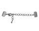 Artistic Wire Hematite Mesh Clasp (w/ Extension Chain & Lobster Clasp) 10mm