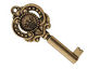 Nunn Design Antique Gold (plated) Small Key Pendant 48x21mm