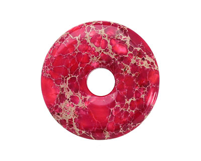Ruby Impression Jasper Donut 30mm
