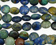 China Chrysocolla Puff Coin 8mm