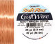 Soft Flex Non-Tarnish Copper Craft Wire 28 gauge, 40 yards