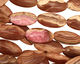 Brown Rhodochrosite Flat Oval 20x10mm
