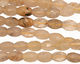 Rutilated Quartz Faceted Rice 9x6mm