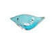Humble Beads Polymer Clay Little Teal Bird 15-16x29-30mm