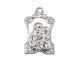 Nunn Design Sterling Silver (plated) Tutor Medallion 16x28mm