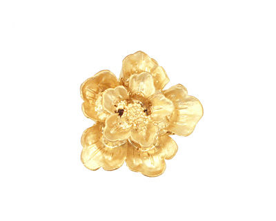 Ezel Findings Gold (plated) Flower Link 19x21mm