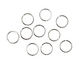 Silver (plated) Round Jump Ring 8mm, 18 gauge