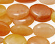 India Red Aventurine Flat Oval 18x13mm