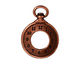 TierraCast Antique Copper (plated) Clock Pendant 20x29mm