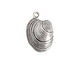 Nunn Design Antique Silver (plated) Clam Charm 15x22mm