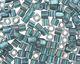 TOHO Crystal (with Teal Lining) Cube 4mm Seed Bead