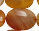 Carnelian (natural) Flat Oval 34x24-38x29mm
