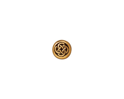TierraCast Antique Gold (plated) Small Celtic Circle 7mm