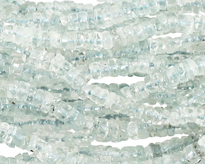 Aquamarine Irregular Heishi 4-5mm