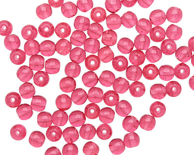 Czech Glass Fuchsia Round 4mm