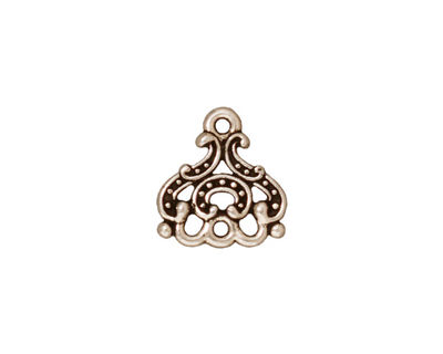 TierraCast Antique Silver (plated) Empress Link 13x14mm