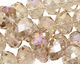 Khaki AB Crystal Faceted Rondelle 14mm