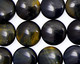 Blue Tiger Eye Puff Coin 15mm