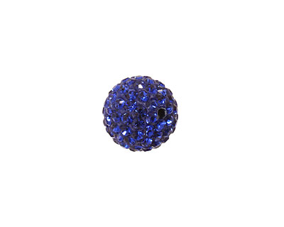 Cobalt Pave Round 12mm