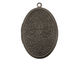 Gunmetal Oval Ornate Heirloom Locket 27x37mm