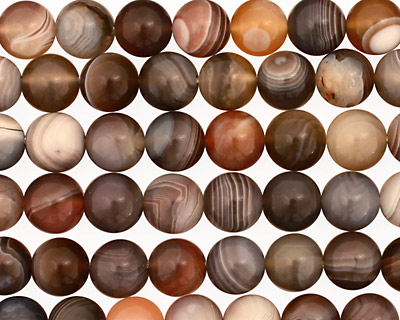 Botswana Agate Round 8mm