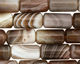 Botswana Agate Tube 16x8mm