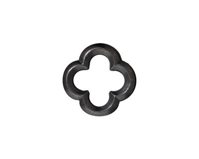 TierraCast Gunmetal Medium Quatrefoil Link 16mm