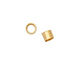 Gold (plated) Crimp Tube 1x1.5mm