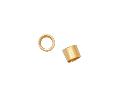 Gold (plated) Crimp Tube 1x1.5mm