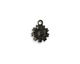 Vintaj Arte Metal Tattered Daisy Charm 10x13mm