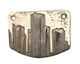 Earthenwood Studio Ceramic Detroit Skyline Pendant 52x38mm