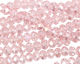 Light Rose AB Crystal Faceted Rondelle 6mm