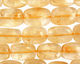 Citrine Irregular Thin Pillow 11-14x10-11mm