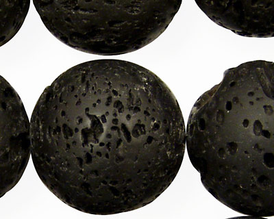 Lava Rock Round 25mm