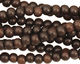 Ebony Wood Round 6-7mm