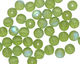 Czech Glass Matte Olivine AB Round 6mm