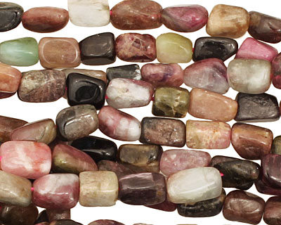 Tourmaline Tumbled Nugget 8-12x6-7mm