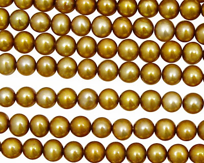 Gold Semi-Round 4.5-5mm