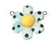 Jangles Ceramic Blue Flower Link 38-40mm