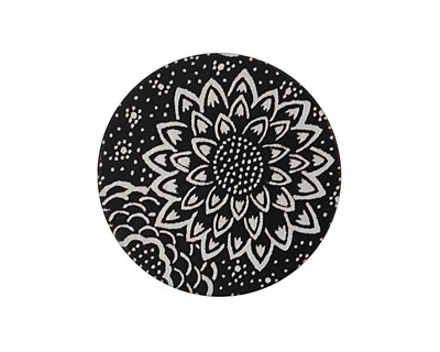 Lillypilly Black Dahlia Anodized Aluminum Disc 25mm, 22 gauge