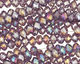 Twilight Peacock Crystal Faceted Rondelle 6mm