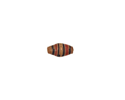 African Paper (tan, forest, terra cotta) Rice 9-10x6mm